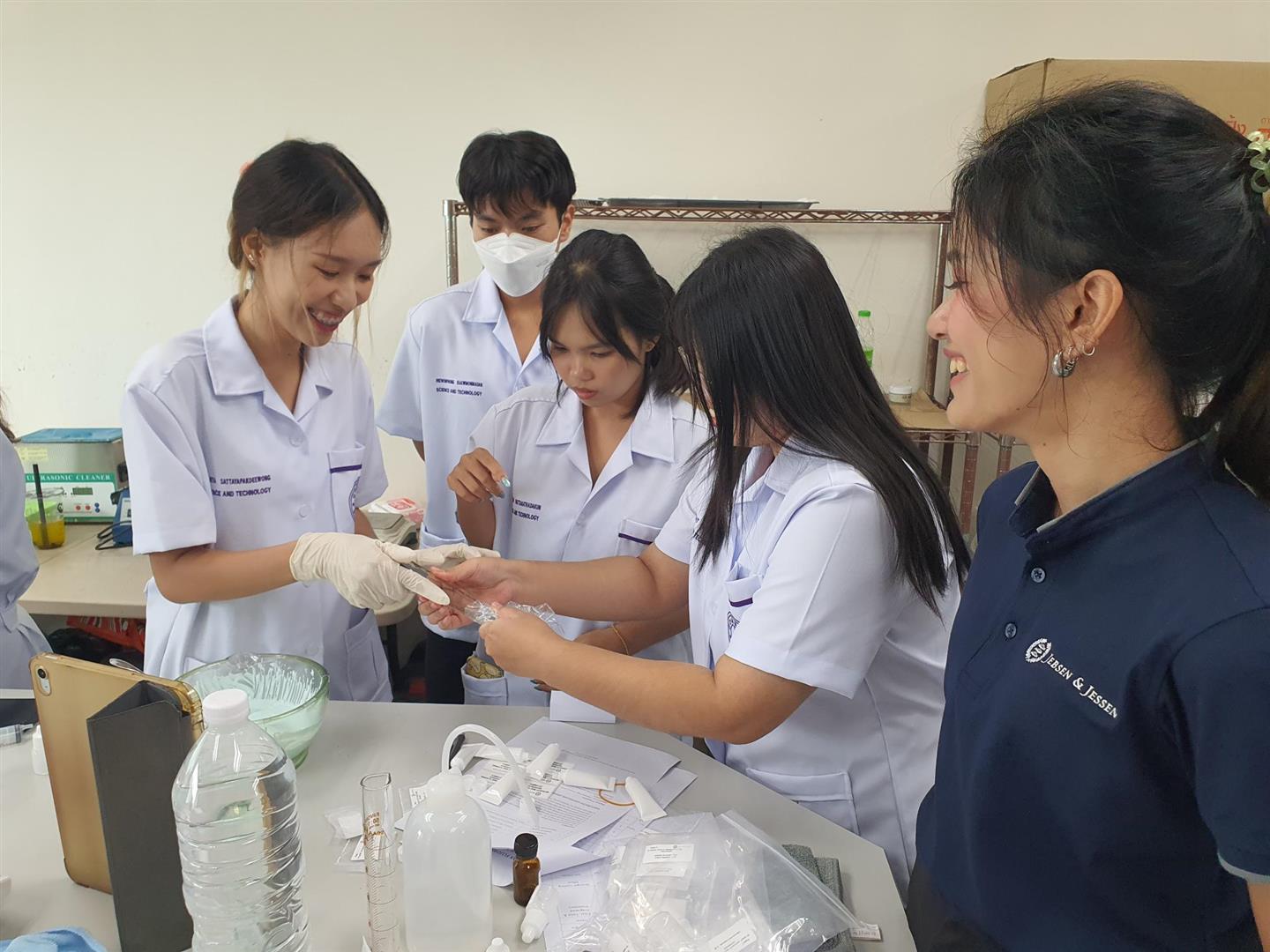 Students working on oral care formulations 3 (Large)